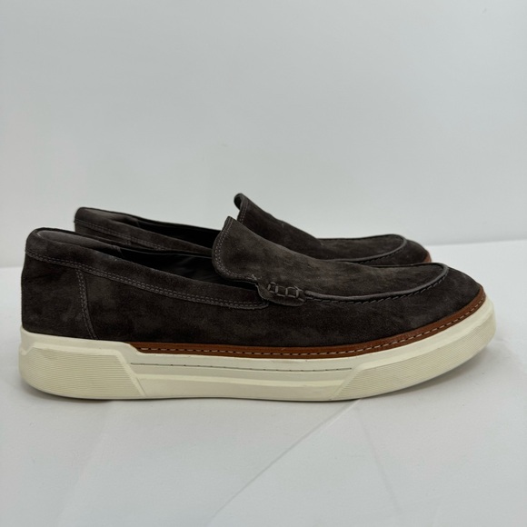 Allen Edmonds "BURKE"  Suede  Slip-On Casual Sneakers 13 EEE  Grey - Picture 3 of 10